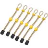 Generic Corda Elastica per Bastoncini da Trekking Fibbia per Zaino, Lacci di Fissaggio Spessi per Bastone da Passeggio Outdoor(Black)