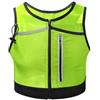 Qianly Zaino Gilet Cerniera Frontale Zaino Torace Spallacci Larghi Accessorio Sportivo per Attività Sportive , Verde Fluorescente , M