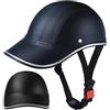 Ginwrek Caschi per Adulti Casco da Bici Casco da Bici di Sicurezza con Cinturino Regolabile Monopattino Solare Sci Baseball Caschi da Pattinaggio per Adulti Uomini Donne Nero