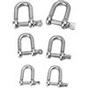 SDYdsgE grilli, Fibbia Accessorio Corda da Paracadute 550 D Bow OU Kit Grillo Paracord Bracciale Cordino Regolatore di Sopravvivenza Ancoraggio Esterno Campeggio(O,Buckle no adjuster)