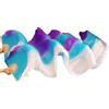 CIGPKLO Ventaglio di Danza Ventagli Cinesi di Danza dei veli Seta Coppia ventagli del Ventre(Purple,XXL-280cm)