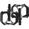 Caswynlife Pedali per mountain bike in nylon con asse in acciaio, resistenti e impermeabili, per pendolarismo fuoristrada (nero)