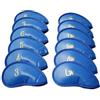 predolo Set di 12 copritesta per Putter in Ferro, AntiGraffio, Resistenti e Impermeabili, per Uomo Donna, Rosso