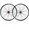 QHYRZE Set Di Ruote For Bici 26 27.5 29 Freno A Disco For Cerchioni MTB Ruota Anteriore Posteriore A Sgancio Rapido 32H Mozzo, Misura Cassetta 8-11 Velocità(Blauw,27.5inch)