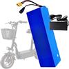 GJCKOPIUFA Batteria Al Litio Ricaricabile Sicura Da 48 V 12 Ah Con Protezione BMS, Batteria 13S3P Per Monopattino Elettrico Con Caricabatterie Per Alimentazione Mobile Esterna XT60+DC