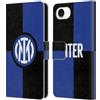 Head Case Designs Licenza Ufficiale Inter Milan Bandiera Distintivo Custodia Portafoglio in Pelle Compatibile con Apple iPhone 16e / iPhone 17e