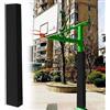 KJoBDwz Coperture per Pali da canestro L'imbottitura Protettiva del palo, l'involucro Durevole for i Pali di Supporto del Basket all'aperto previene lesioni e Danni(Black,4x4(10x10cm))