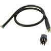 FUANA Cavo di prolunga elettrico per motore della bici, 9 pin, da maschio a femmina, 40 cm/120 cm, compatibile con AKM Shiengyi MXUS 250W-1000W E-for Bike Repair