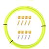 SkyjOy Cavo Freno Bici Brake Cable Mountain Bike Hydraulic Disc Hose Oil Tube Pipe 5mm MTB Bicycle Hosing Set Kits Connector(Green Set 2.5m)