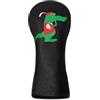 APOMNG Copri Testa per Putter da Golf Magnetico - Pelle PU Fatto a Mano - Adatto alla Maggior Parte dei Putter - Interno Morbido - Design Ricamato Accattivante,Nero