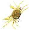 TEHAUX Esca Artificiale Esca Morbida Granchio Verde in PVC con Ganci, Colori Vivaci per Catturare Grandi Pesci per Pesca alla Trota e Fiume
