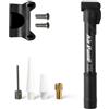Caswynlife Pompa portatile per bicicletta, in acciaio, 100 psi, con staffa di montaggio, per ciclismo su strada, MTB, compatibile con valvole (rosso)