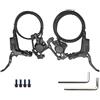 PMAGSYQ Bici Freno A Disco Olio Idraulico 2 Pistoni Anteriore Posteriore 160mm 180mm RT56 B05S Pad per MT200 MTB Bicicletta Pieghevole BMX(160 RT56 2pc)