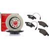 Brembo 08.9460.41 Disco Freno con Verniciatura UV Posteriore & P 23 148 Pastiglia Freno Anteriore