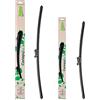 Valeo Coppia Di Spazzole Tergicristallo Flat Blade Fatte Di Materiali Naturali E Riciclati CAN76+CAN51, Anteriore, Lunghezze: 600mm+500mm, (Pack da 2)