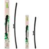 Valeo Coppia Di Spazzole Tergicristallo Flat Blade Fatte Di Materiali Naturali E Riciclati CAN76+CAN36, Anteriore, Lunghezze: 600mm+450mm, (Pack da 2)