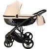 Junama Passeggino Diamond Classic 2in1 3in1 4in1 (02 - beige, 2in1 con adattatori)