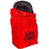 J.L. Childress Disney Baby Gate Check Air Travel Bag per passeggino singolo e doppio, rosso