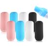 AOYEGIC 8 pezzi copribottiglie da viaggio,copribottiglie da viaggio in silicone,copribottiglie elastici anti-perdite,accessori da viaggio anti-perdite,manicotti per articoli da toeletta(80 * 36 mm)
