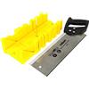 Rolson 58262 - Scatola per troncatrici con sega a tenone, colore: Nero