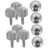 NUOBESTY Vite Zigrinata M1.6 per Calibro a Corsoio, 10 Pezzi in Metallo