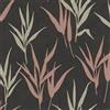 Rasch Carta da parati in tessuto non tessuto con rami, nero, rosa, beige, glitterato, 541946