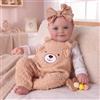 BABESIDE Bambole Reborn Femmina 20 Pollici Fatta a Mano Bambola Neonato con Vestiti e Accessori Giocattolo, Bambole Reborn Regalo per Bambini 3+