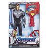 MARVEL THE AVENGERS Marvel Avengers Avengers Endgame Titan Power FX - Iron Man e Power Pack - 30 cm - Parla in francese - Giocattolo Avengers