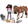 Disney Store Official Set Bambole Blaze Toy Story 5, Blaze, Jessie, Bullseye, Daffodil, Jimmy Dean e Accessori, Set da Gioco da Collezione, 34,5 x 42 x 13 cm