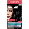Vitalcare | Colourshine - Colorazione Permanente Professionale, Tinta Capelli Senza Ammoniaca, Tintura Capelli con Cheratina e Olio di Macadamia, n° 1, Nero