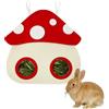 FainFun Porta Fieno per Conigli, FainFun Fieno per Conigli, Borsa Fieno con 2 Travi, Porta Cibo Coniglio, per Cincillà, Cavie, Criceti, Maiali Olandesi, Tartarughe