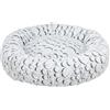 TRIXIE Letto Mila, rotondo, peluche, ø 50 cm, bianco-grigio