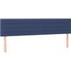 vidaXL Testiere 2 pz. Tessuto blu 80x5x78/88 cm