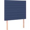vidaXL Testiere 2 pz. Tessuto blu 80x5x78/88 cm