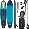 AQUALUST 12.0 iSUP Board Stand Up Paddle Surfboard Set completo gonfiabile 365cm - Contenuto: set di tavole+ pagaia da kayak+sedile