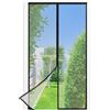 berssen Zanzariera Magnetica - 80 x 190 CM Rete Fine - NERO, Zanzariera Porta Finestra Superiore Aumentato a 3,8 cm, si Chiude da Sola, Mantiene l'aria Fresca