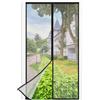 berssen Zanzariera Magnetica - 105 x 215 CM Rete Fine - NERO, Zanzariera Porta Finestra Superiore Aumentato a 3,8 cm, si Chiude da Sola, Mantiene l'aria Fresca