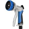 RESTMO Pistola Irrigazione Giardino, Alta Pressione Pistola Piardino Acqua, Spruzzatore in Metallo con 7 Modelli, per Irrigazione di Piante, Lavaggio Auto, Doccia per Animali Domestici -Blu