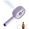 Generico Spazzola Lisciante A Vapore Per Capelli | 21.7x7.8x5.6cm Piastra Per Capelli A Vapore Ricaricabile Con Olio E Misurino | Spazzola A Vapores Lisciante Per Lisciatura Casa Viaggio Quotidiano Lisci Ricci