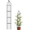 Generic Piante in vaso a traliccio - Supporto per piante antiruggine, pali decorativi con design robusto e durevole, da giardino, strumenti per piante, supporto per rose, clematide, verdura, frutta