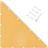 IOAOI Vela Parasole Impermeabile, 1,5x2x2,5M Tenda Triangolare Rettangolare, 95% Blocco UV con Corda Gratuita, Tenda Parasole per Esterni, Giardino, Patio, Giardino, Prato, Pergola, Garage-Beige