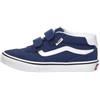 Vans Brooklyn Mid V Sneaker, True Navy, 1 UK Bambino, Vera Marina., 1 UK Child