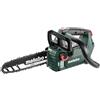 metabo Motosega a batteria MS 18 LTX BL 25-18V, CAS, 25 cm, Oregon SpeedCut Nano Brushless, interruttore di sicurezza, arresto rapido della catena, motosega leggera e compatta per la cura degli alberi