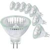 Givurao Lampadina alogena MR16, 20 W, 12 V, 8 pezzi, GU5.3, dimmerabile, 2700 K, luce bianca calda, 280 lm, riflettore alogeno a 35°, angolo di irradiazione per faretto alogeno da incasso