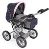 Bayer Chic 2000 Passeggino per Bambole Leni, Passeggino Combinato 2 in 1