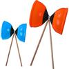 BLUE SKY - Diabolo - Gioco all'aperto - 048113 - Colore Casuale - Plastica - 16 cm x 11 cm - Giocattolo per Bambini - Gioco Estivo - Circo - A Partire dai 6 Anni