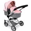 Bayer Chic 2000 Passeggino Bambola, Grigio-Rosa 595