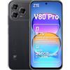 ZTE V80 Pro Smartphone 4G RAM 20GB(8+12), memoria 256GB, Display 6,75" High-res 120HZ con Live Island 2.0, Tripla fotocamera 108MP, Fotocamera frontale 16MP, Android 16, Batteria 5000mAh - Nero