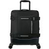 American Tourister Urban Track - Spinner S, Bagaglio a mano, 55 cm, 41.5 L, Nero (Asphalt Black)