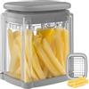 Vihoom Taglia Patate, Affetta Patate con Lame in Acciaio Inox da 10x10 mm, Tagliaverdure a Cubetti, Taglia Verdure Multifunzioneper per Patatine Fritte, Cetrioli, Carote, Cipolle e Frutta